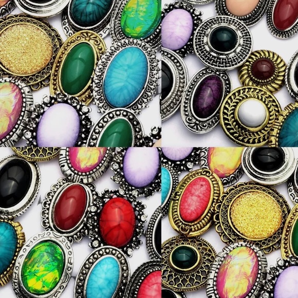 New Mystery Bundle Of Sterling Silver Rings - Picture 3 of 10